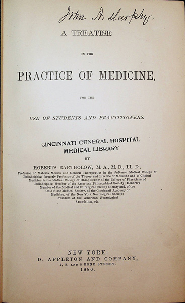 A Treatise on the Practice of Medicine for the Use of Students and ...